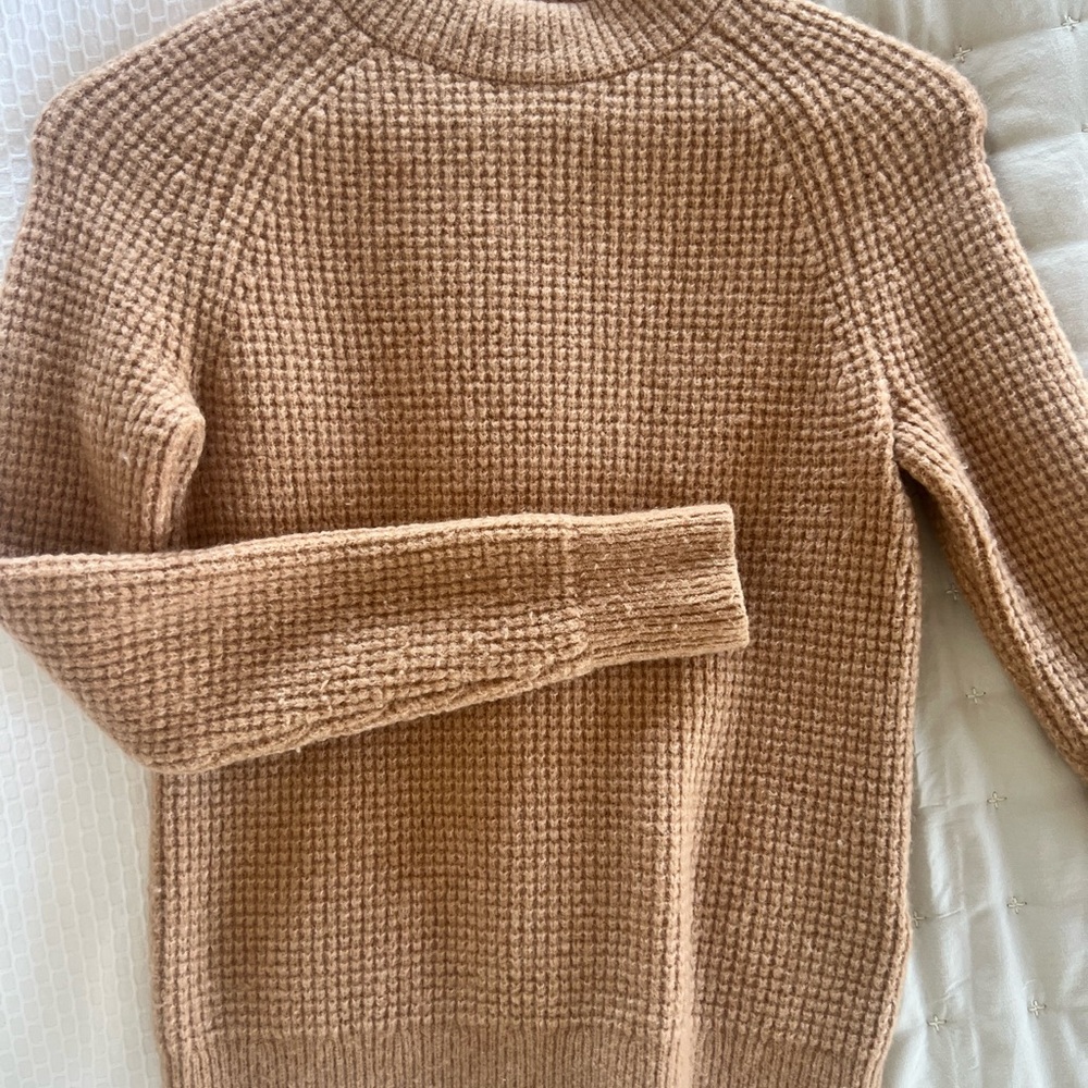 Banana Republic Tan Cowl Neck Sweater